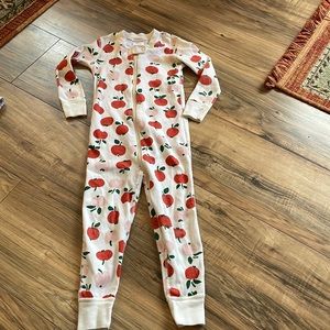 Hanna Anderson Zip Up Apple Pajamas